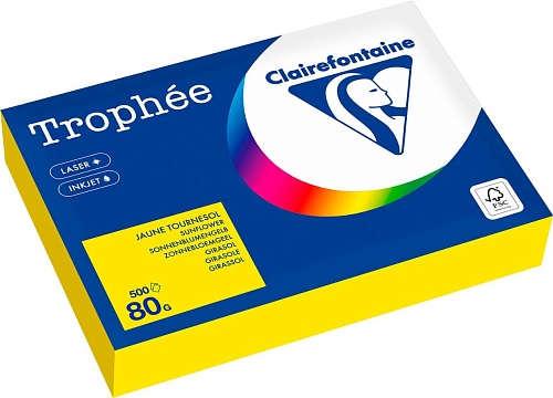 Clairefontaine А4 80г/м2 1978PC (500л, солнечный желтый)