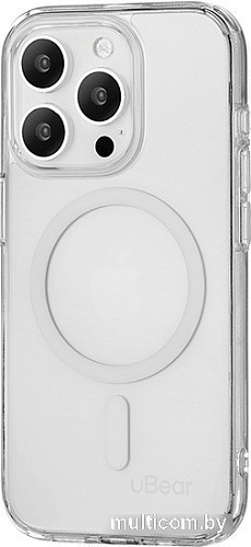 Чехол для телефона uBear Real Mag для iPhone 15 Pro (прозрачный)
