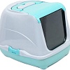 Туалет-домик Homecat 82924 (бирюзовый/серый)