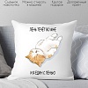 Декоративная подушка Print Style Лень течет во мне и я един с ленью 40x40new27