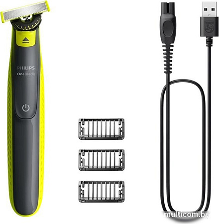 Триммер для бороды и усов Philips OneBlade 360 Face QP2724/23