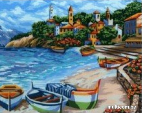 Картина по номерам Русская живопись Солнечный берег A162