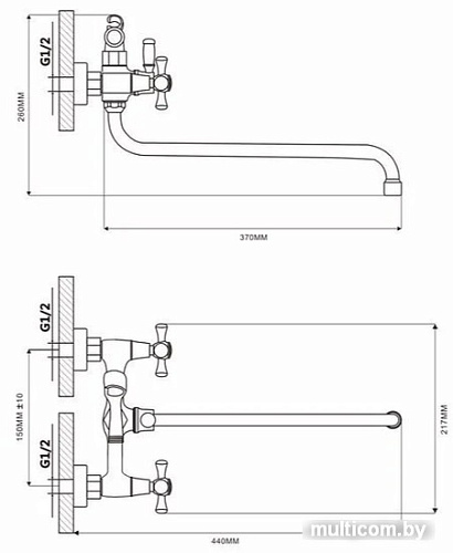 Смеситель Ekko E22118-7