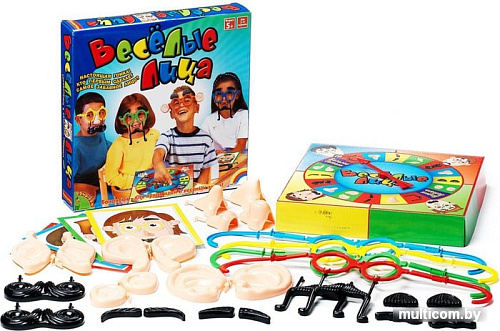 Настольная игра Bondibon Веселые лица ВВ0969