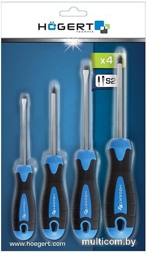 Набор отверток Hogert Technik HT1S094 (4 предмета)