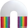Doiy Зеркало Rainbow 53х50 (черный)
