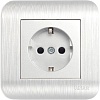 Розетка Luxar Deco 10.025.03 (серебристый)