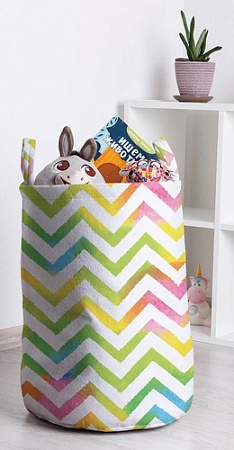 Корзина JoyArty Классические зигзаги toba_17173