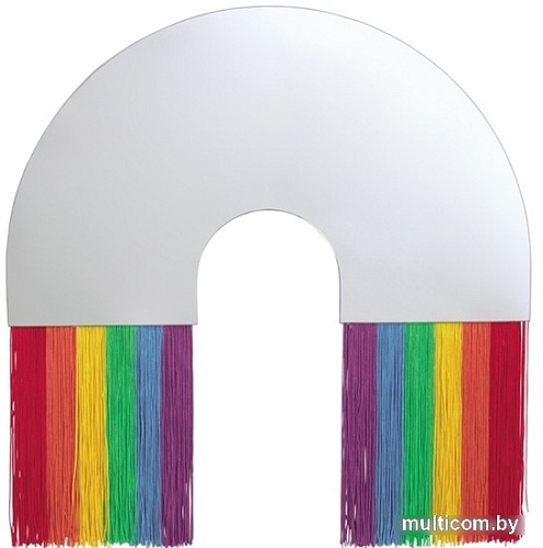 Doiy Зеркало Rainbow 53х50 (черный)