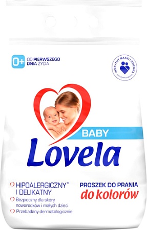 Стиральный порошок Lovela Baby 0+ цветного белья гипоаллергенный 2.7 кг