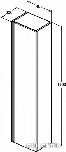 Ideal Standard Шкаф-пенал Tesi T0054OV