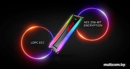 SSD A-Data XPG Spectrix S40G RGB 256GB AS40G-256GT-C