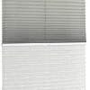 Плиссе Delfa Basic Crush СПШ-35202/3504 Basic Transparent (57x215, серый/белый)