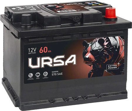 Ursa Extra Power 6СТ R+ (60 А·ч)