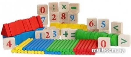 Набор цифр Краснокамская игрушка Обучающий набор Н-38 Занимательная математика