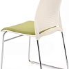 Стул Halmar Cali (белый/зеленый)