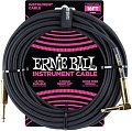 Гитарный кабель Ernie Ball P06086 6.3 мм - 6.3 мм (5.49 м, черный)