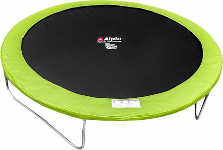 Батут Alpin 3.74 м с защитной сеткой и лестницей