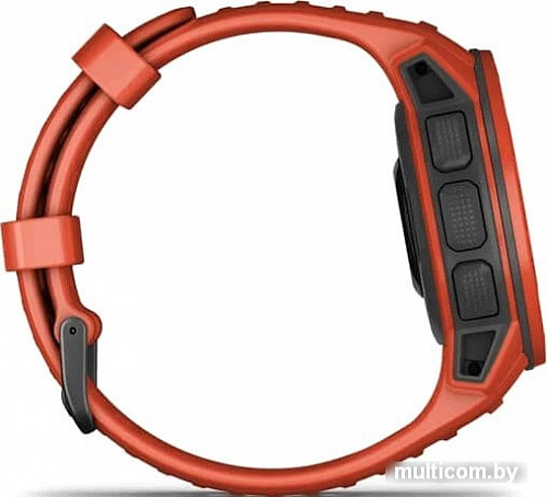 Умные часы Garmin Instinct Solar (красное пламя)