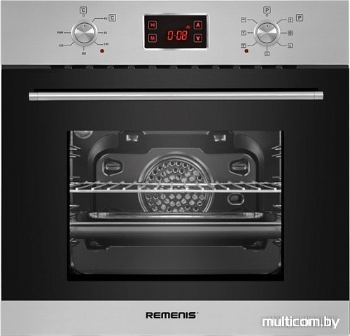 Духовой шкаф Remenis REM-2308 (нержавеющая сталь)