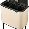 Система сортировки мусора Brabantia Bo Touch Bin 3x11 л (бежевый)