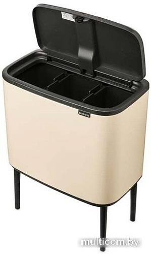 Система сортировки мусора Brabantia Bo Touch Bin 3x11 л (бежевый)