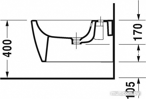 Биде Duravit ME by Starck [2288150000]