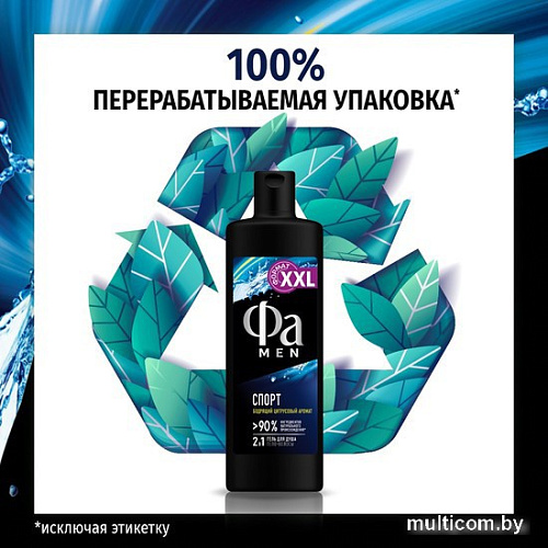 Fa Гель для душа Men Спорт 2 в 1 (450 мл)