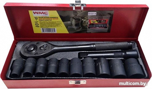 Набор торцевых головок WMC Tools 4122-9 (12 предметов)