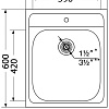 Кухонная мойка Ukinox Иннова IND500.600-6C 0C