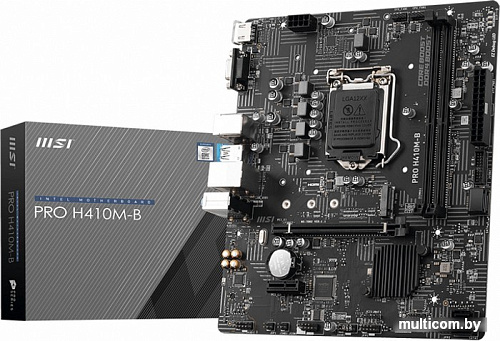 Материнская плата MSI PRO H410M-B