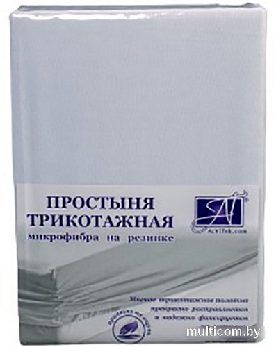 Постельное белье Альвитек Трикотажная на резинке 200x200x25 ПМТР-БЕЛ-200 (белый)
