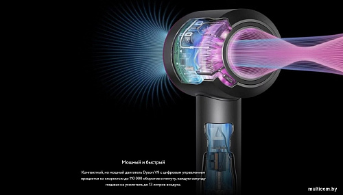 Фен Dyson HD16 515092-01 (синий/топаз)