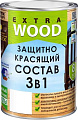 Пропитка Farbitex Profi Wood Extra 3в1 0.8 л (утренний туман)