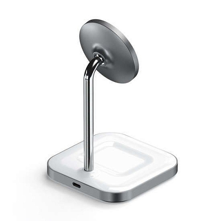 Беспроводное зарядное Satechi 2-in-1 Magnetic Wireless Charging Stand
