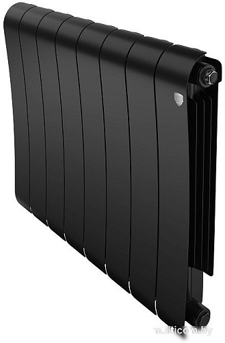 Биметаллический радиатор Royal Thermo Infinity 500 Noir Sable (8 секций)