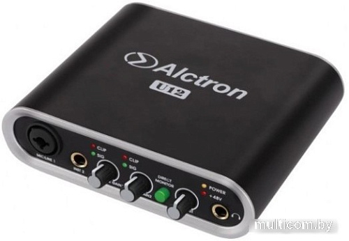 Аудиоинтерфейс Alctron U12 (черный)