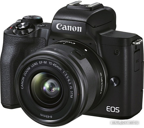 Беззеркальный фотоаппарат Canon EOS M50 Mark II Kit EF-M 15-45mm f/3.5-6.3 IS STM (черный)