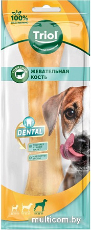 Лакомство для собак Triol Кость жевательная Dental 20 см (150-160 г)