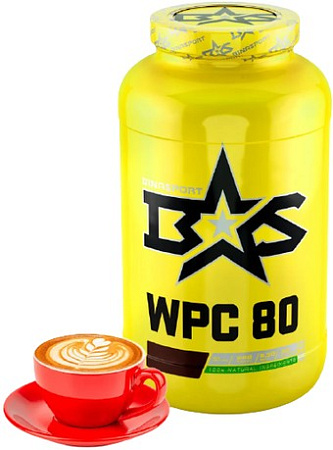 Протеин Binasport WPC 80 (2000г, капучино)