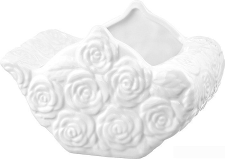 Подставка для чайных пакетиков Elan Gallery Чайник. Розы 950156