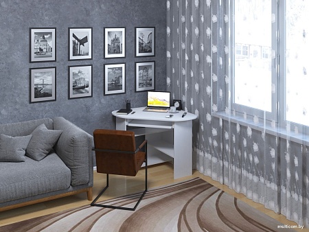 Стол Премиум Комфорт-4 (белый текстурный)