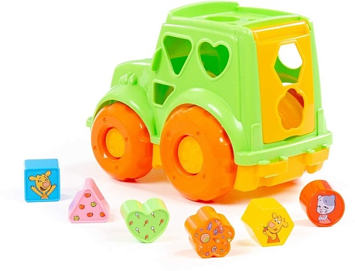 Сортер Полесье Оранжевая корова Трактор 91734