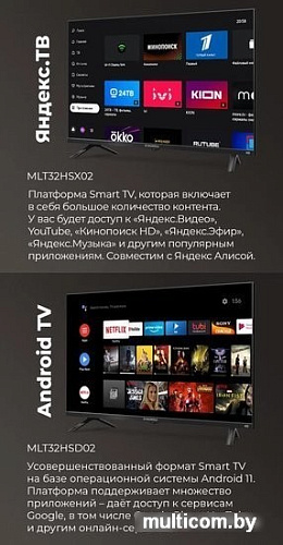 Телевизор MAUNFELD MLT32HSX02