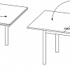 Обеденный стол Сокол СО-1м (дуб беленый)