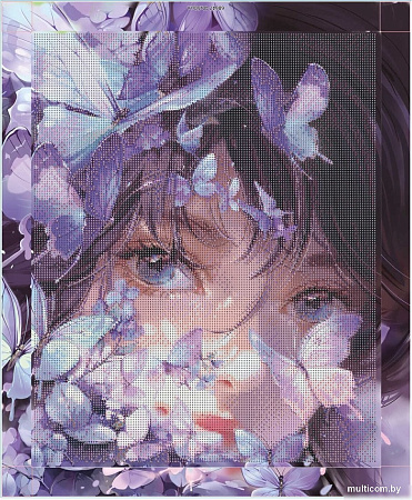 Феникс+ Девушка с бабочками 68647