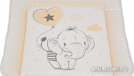 Матрас для пеленания Polini Kids Слоник 77x72 0002347-6 (макиато)