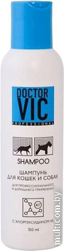 Шампунь Doctor VIC с хлоргексидином 4% для собак и кошек (150 мл)