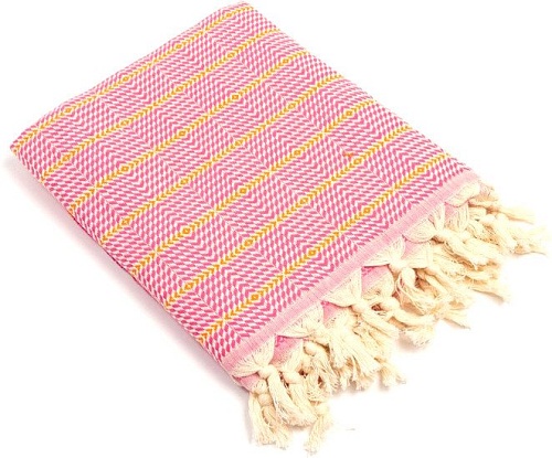 Полотенце Love Life Полосы 6840457 (розовый)