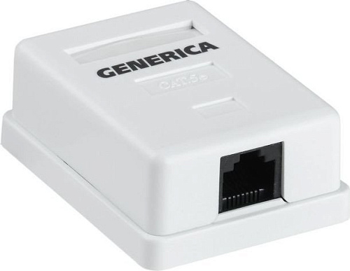Розетка компьютерная Generica CS2-1C5EU-12-G